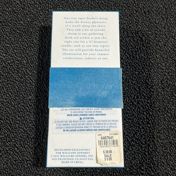 NWT Williams-Sonoma tiny taper candle holders, set of two. - Picture 3 of 3